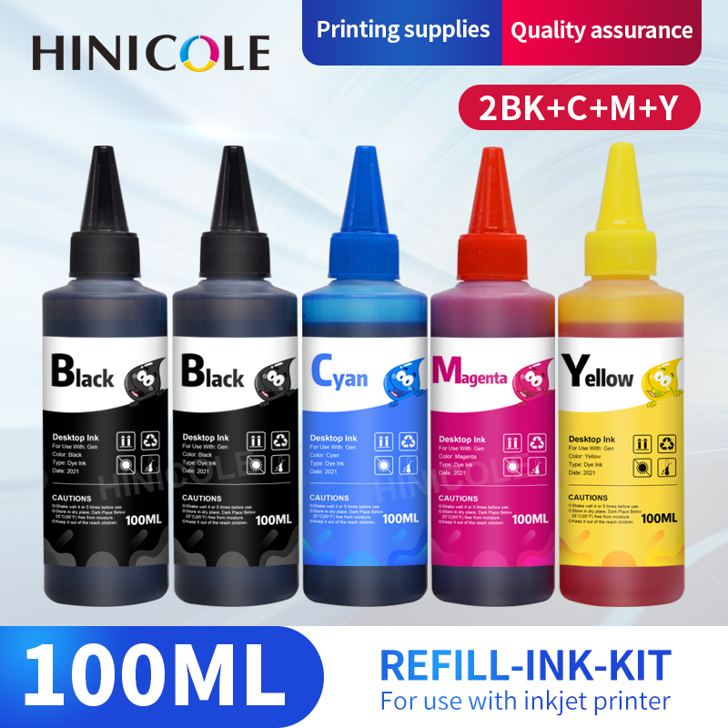 Sublimation Ink 100Ml - مجموعة حبر HINICOLE 100 مل للتعبئة