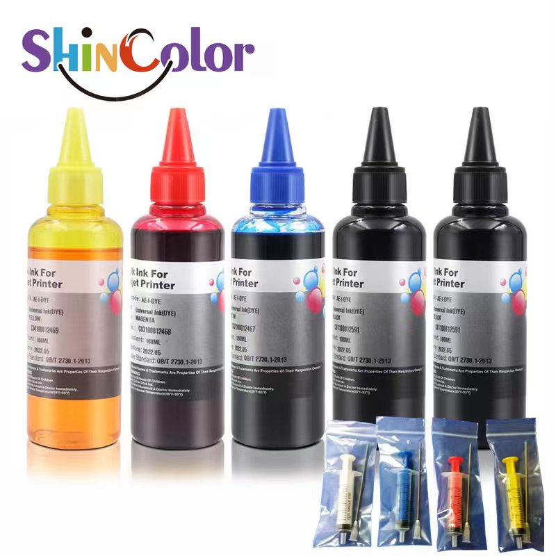 Sublimation Ink 100Ml - مجموعة إعادة تعبئة حبر الصبغة العالمية