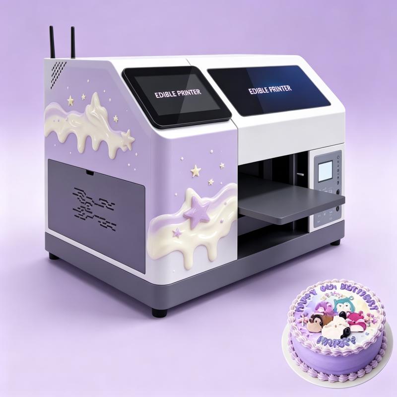آلة طباعة الكيك الرقمية بالحبر - مراجعة Commercial Digital Printing Machine وسعره