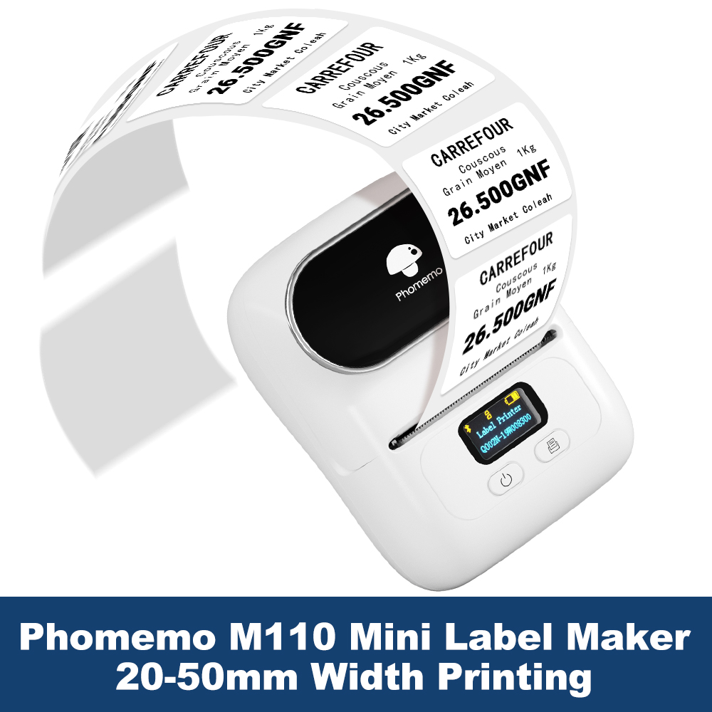 طابعة ملصقات Phomemo M110 صانع - مراجعة Commercial Photo Printer وسعره