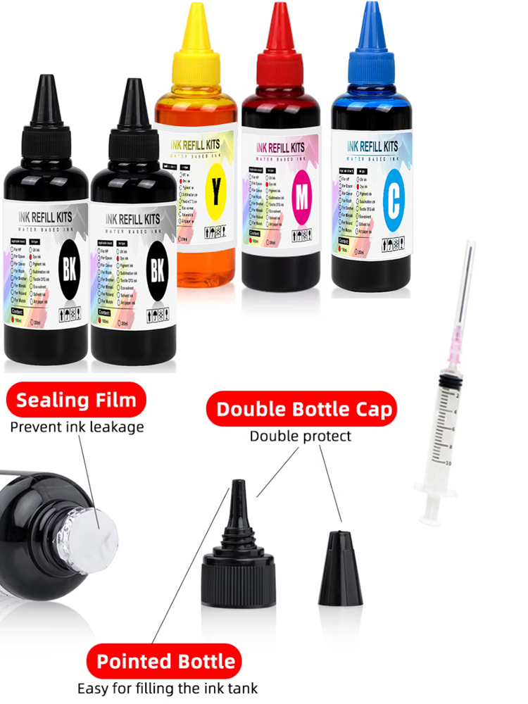 100 مللي حبر صبغ عالمي BK C M  - مراجعة Sublimation Ink 100Ml وسعره