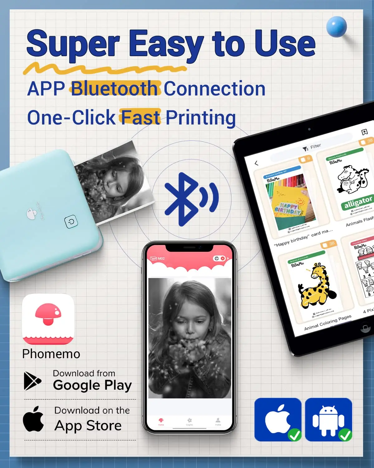 طابعة صغيرة محمولة ، ملصق حرار - مراجعة Commercial Photo Printer وسعره