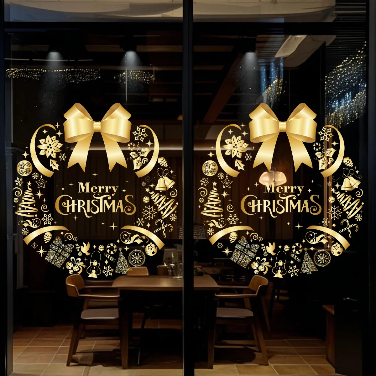 ملصق أجواء عيد الميلاد، ملصق ذ - مراجعة Commercial Window Printing وسعره