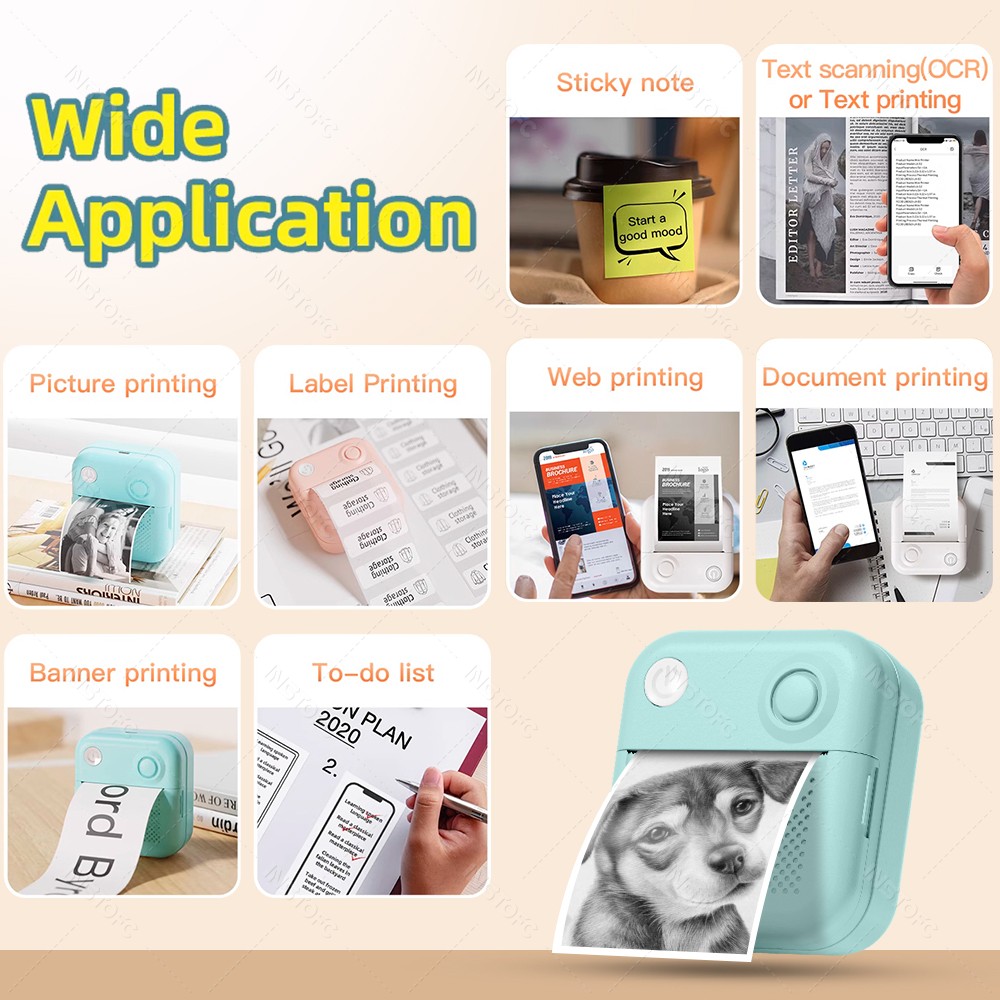 طابعة جيب صغيرة مقاس 57 مم ورق - مراجعة Commercial Photo Printer وسعره