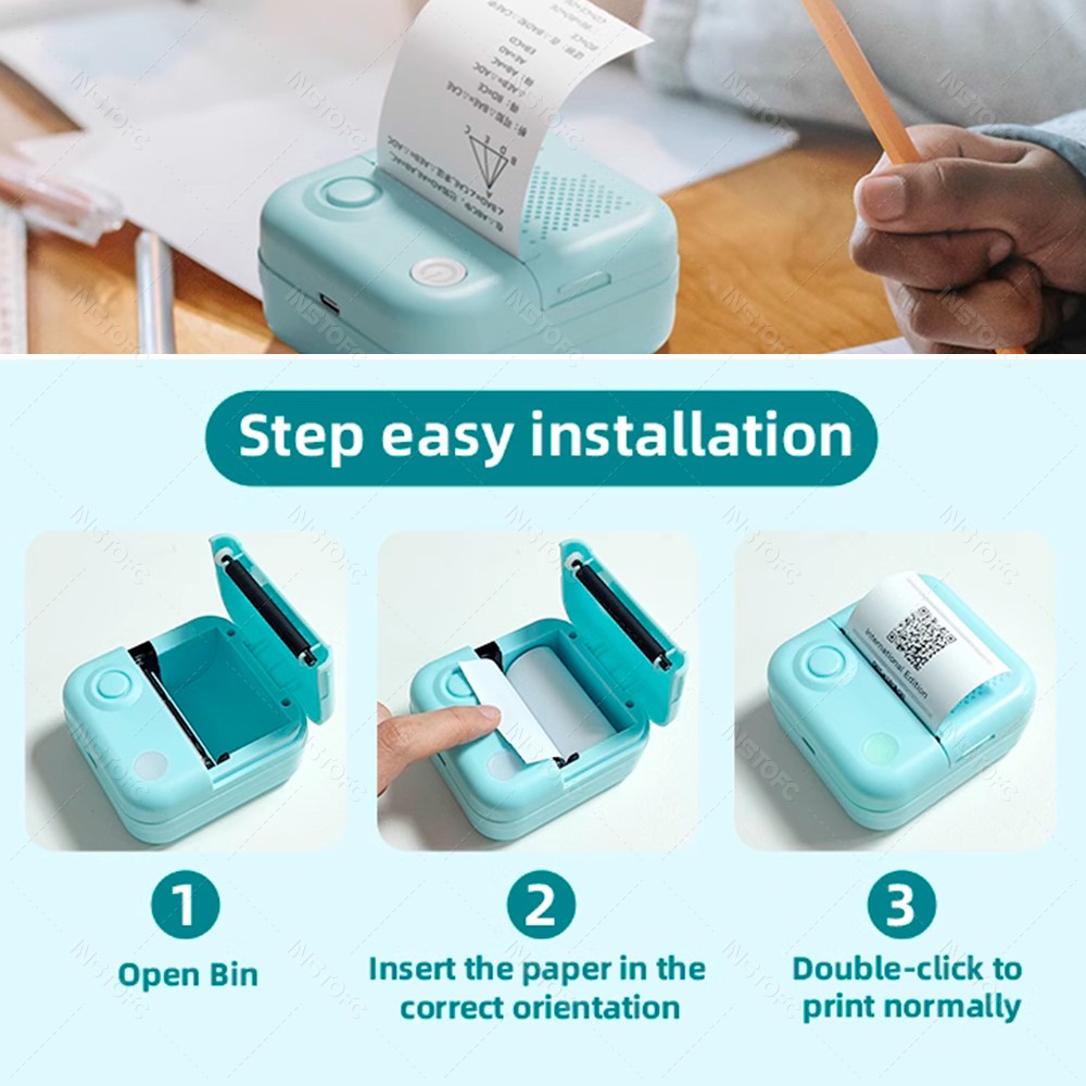 طابعة جيب صغيرة مقاس 57 مم ورق - مراجعة Commercial Photo Printer وسعره