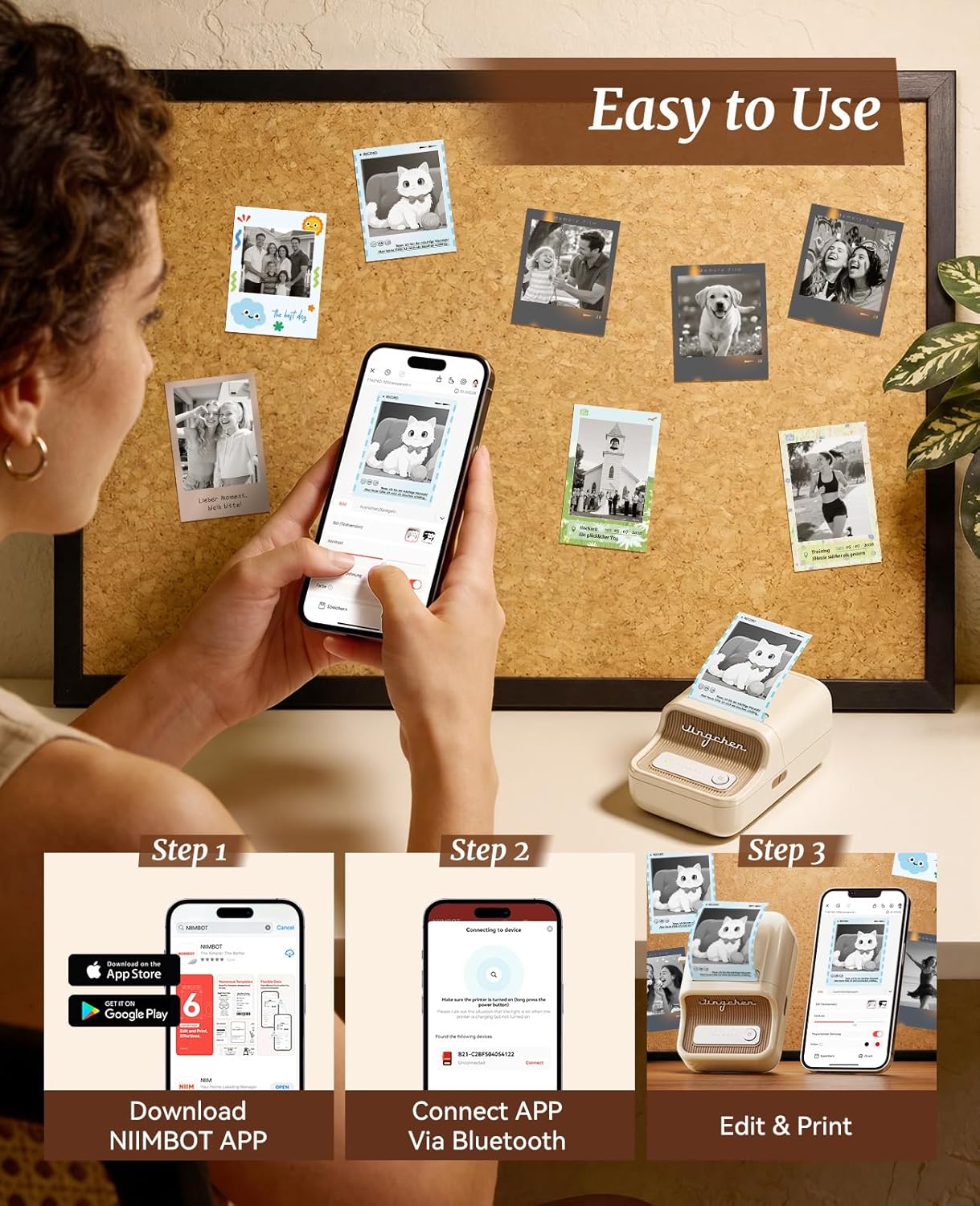 طابعة ملصقات Niimbot B21Pro لا - مراجعة Commercial Photo Printer وسعره