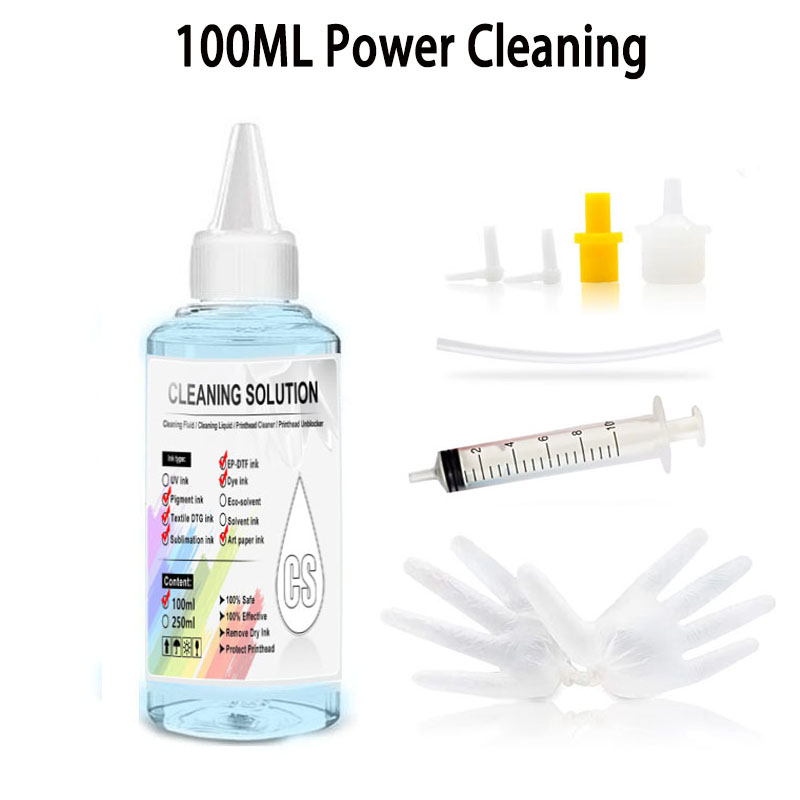 مجموعة سائل تنظيف 100 مل/قطعة  - مراجعة Sublimation Ink 100Ml وسعره