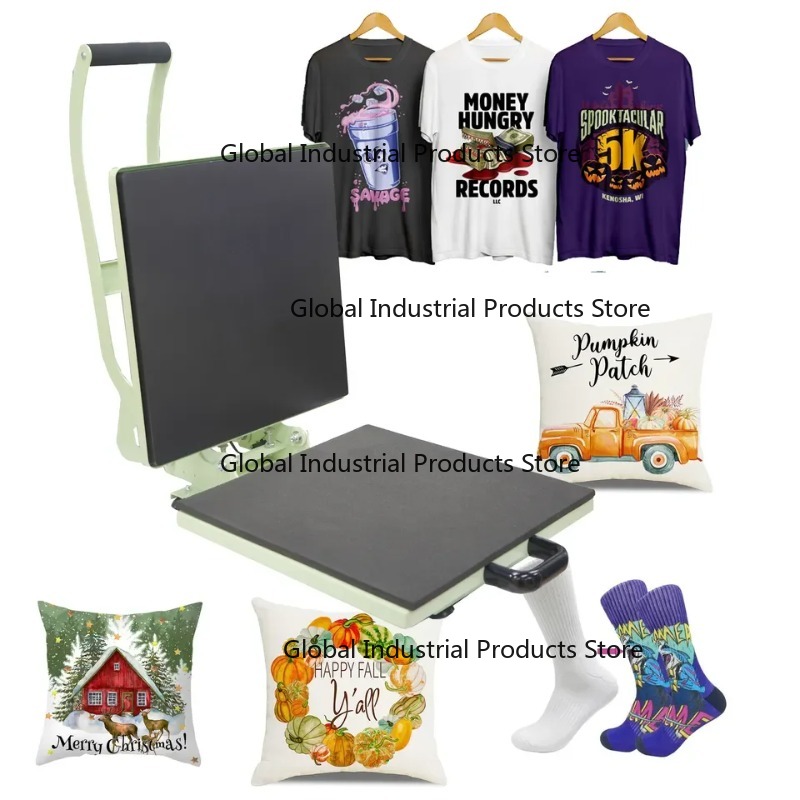 مكبس حراري واسع 38×38 سم لطباع - مراجعة Commercial Printing Factory وسعره